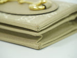 Gucci Horsebit Beige Canvas Wallet  (Pre-Owned)