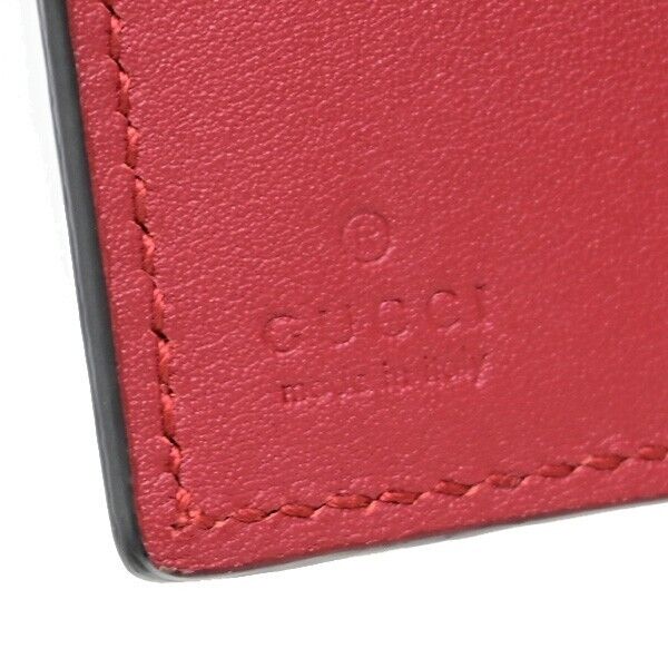 Gucci Sylvie Red Leather Wallet  (Pre-Owned)