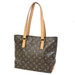 Louis Vuitton Cabas Piano Brown Canvas Tote Bag (Pre-Owned)