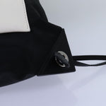 Prada Black Synthetic Backpack Bag (Pre-Owned)