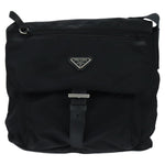 Prada Black Synthetic Shoulder Bag (Pre-Owned)