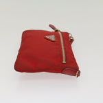 Prada Red Synthetic Clutch Bag (Pre-Owned)