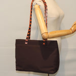 Salvatore Ferragamo Brown Synthetic Tote Bag (Pre-Owned)