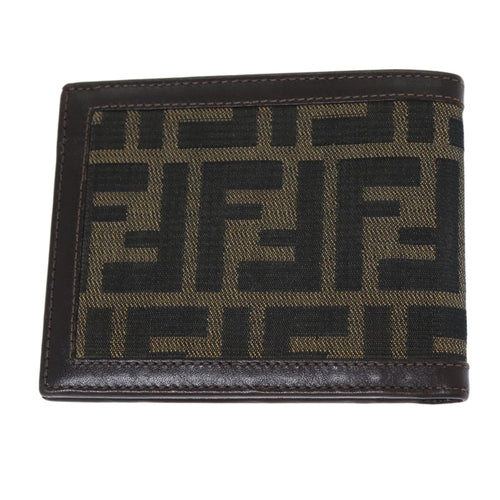 Fendi Zucca Brown Canvas Wallet  (Pre-Owned)