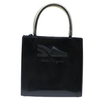 Salvatore Ferragamo Black Leather Handbag (Pre-Owned)