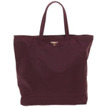 Prada Robot Burgundy Synthetic Handbag (Pre-Owned)