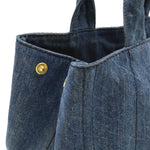 Prada Canapa Blue Denim - Jeans Tote Bag (Pre-Owned)