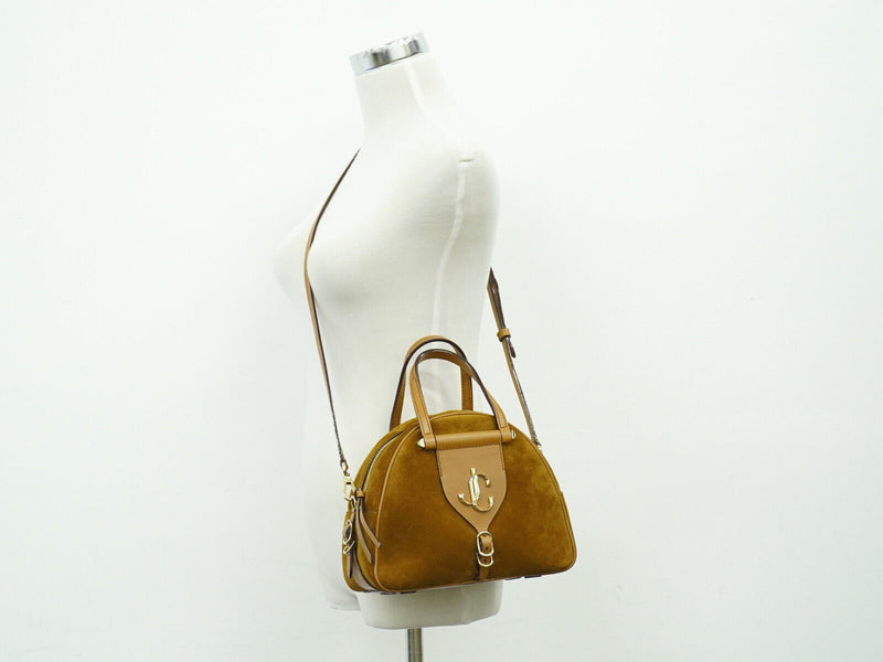 Jimmy Choo Brown Suede Handbag (Pre-Owned)