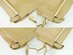 Fendi Peekaboo Beige Leather Handbag (Pre-Owned)