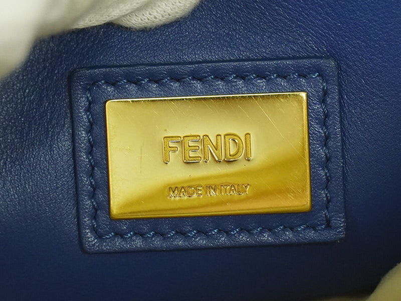 Fendi Peekaboo Beige Leather Handbag (Pre-Owned)