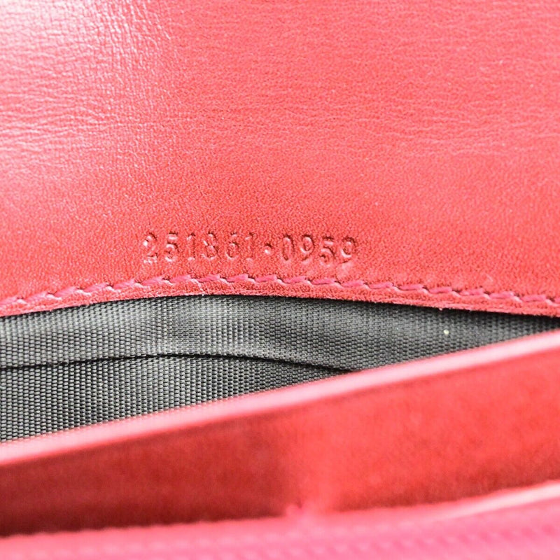 Gucci Lovely Heart Red Patent Leather Wallet  (Pre-Owned)