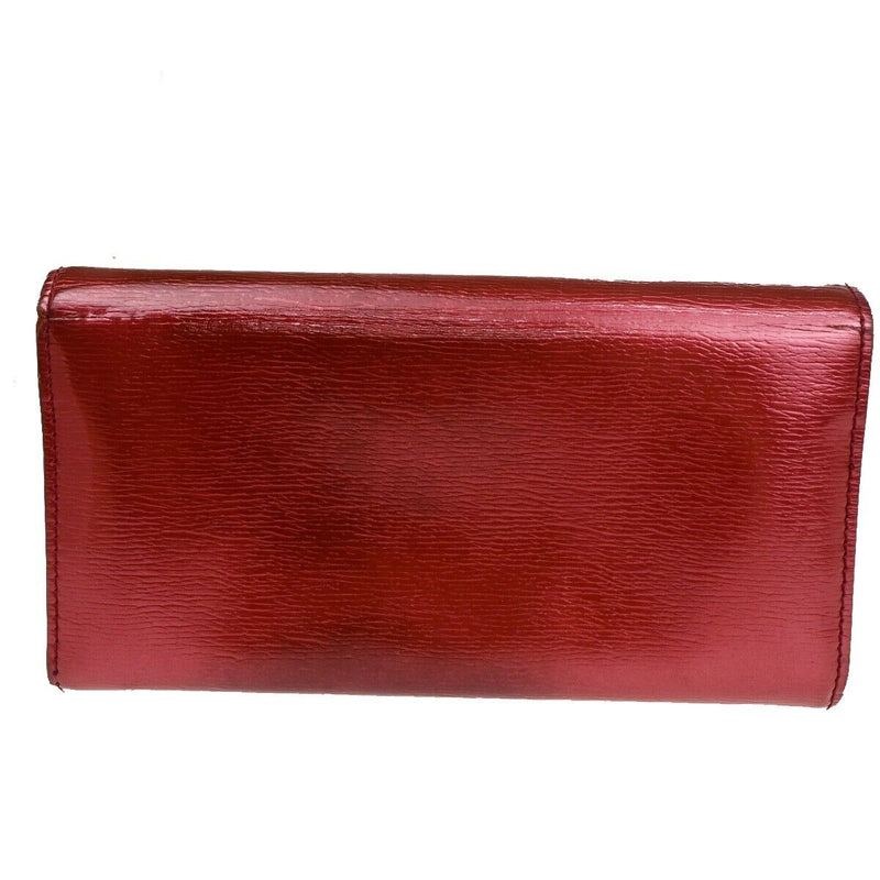 Gucci Lovely Heart Red Patent Leather Wallet  (Pre-Owned)