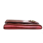 Gucci Lovely Heart Red Patent Leather Wallet  (Pre-Owned)