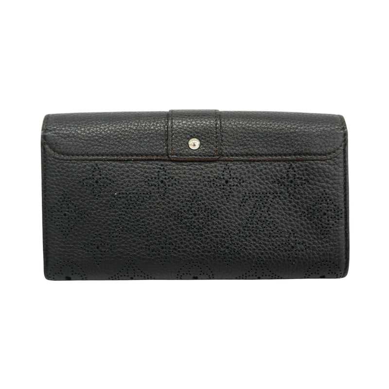 Louis Vuitton Portefeuille Iris Black Leather Wallet  (Pre-Owned)