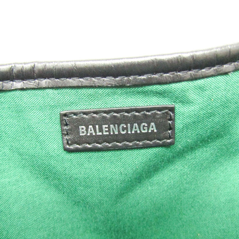 Balenciaga Navy Cabas Multicolour Wool Handbag (Pre-Owned)