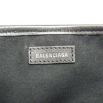 Balenciaga Navy Cabas White Canvas Handbag (Pre-Owned)