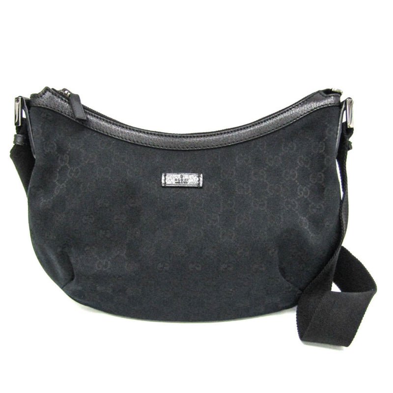 Gucci Black Canvas Shoulder Bag (Pre-Owned)