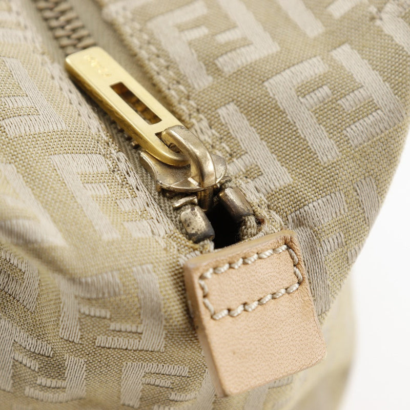 Fendi Beige Canvas Handbag (Pre-Owned)