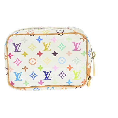 Louis Vuitton Wapity White Leather Clutch Bag (Pre-Owned)