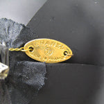 Chanel Camellia Black Plastic Brooch Jewelry (Pre-Owned)