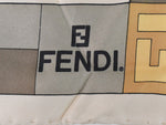 Fendi Beige Silk Scarf  (Pre-Owned)