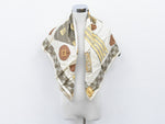 Fendi Beige Silk Scarf  (Pre-Owned)