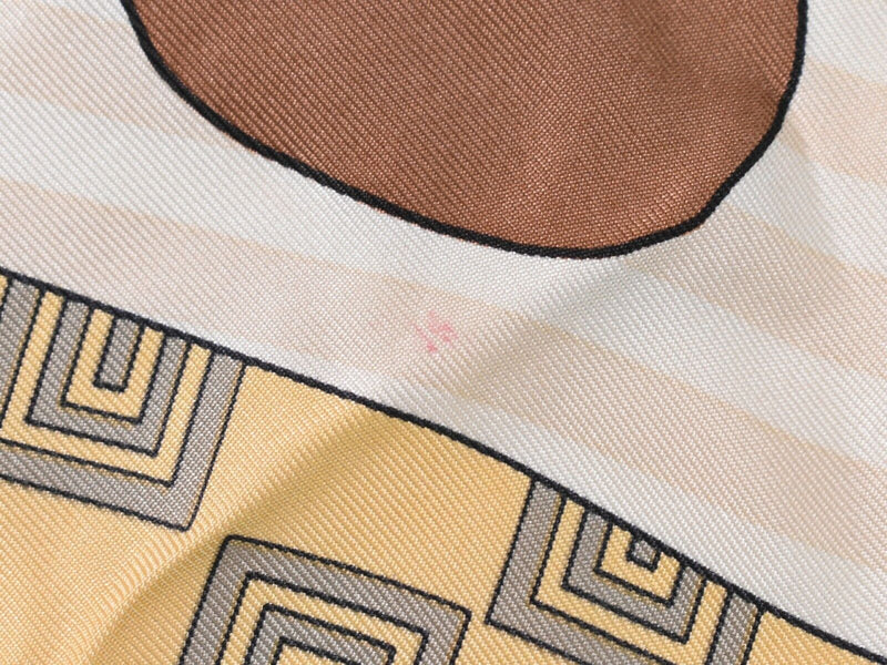 Fendi Beige Silk Scarf  (Pre-Owned)