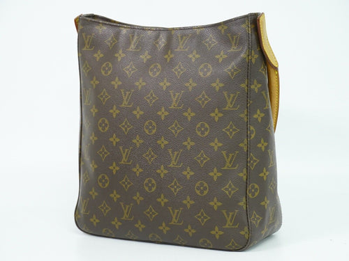 Louis Vuitton Looping Gm Brown Canvas Handbag (Pre-Owned)