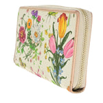 Gucci Floral Multicolour Canvas Wallet  (Pre-Owned)