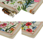 Gucci Floral Multicolour Canvas Wallet  (Pre-Owned)