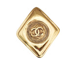 Chanel Coco Mark Gold Gold Plated Brooch Jewelry (Pre-Owned)