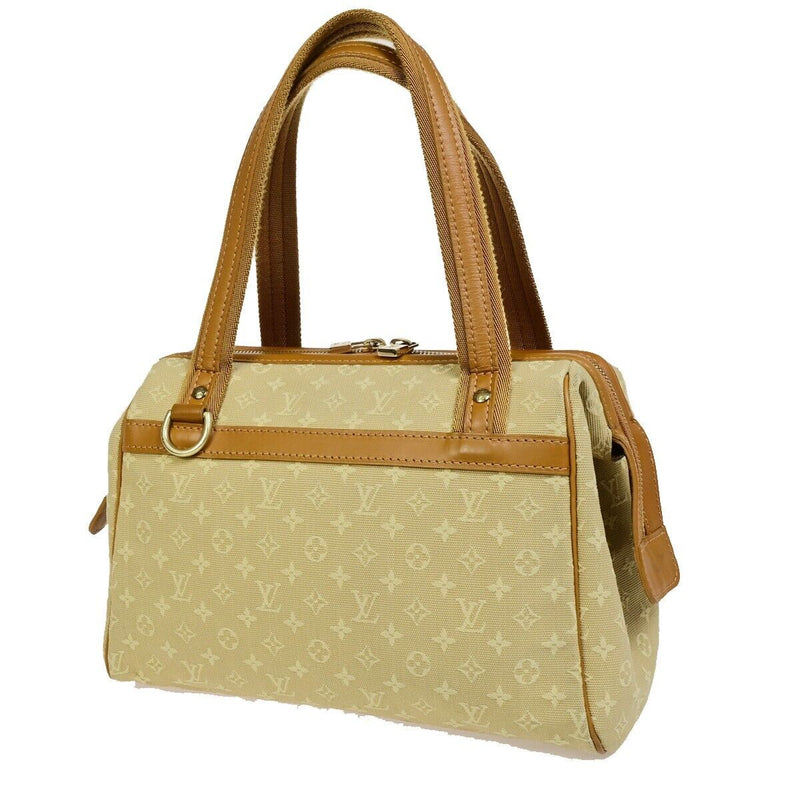 Louis Vuitton Joséphine Beige Canvas Handbag (Pre-Owned)