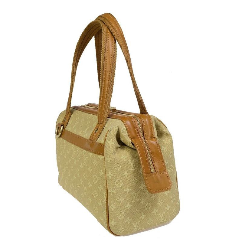 Louis Vuitton Joséphine Beige Canvas Handbag (Pre-Owned)