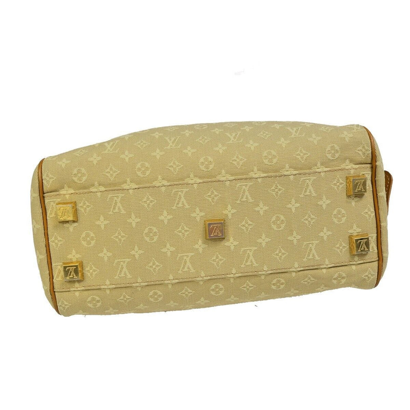 Louis Vuitton Joséphine Beige Canvas Handbag (Pre-Owned)