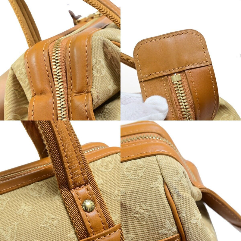 Louis Vuitton Joséphine Beige Canvas Handbag (Pre-Owned)