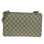 Gucci Dionysus Beige Canvas Shoulder Bag (Pre-Owned)