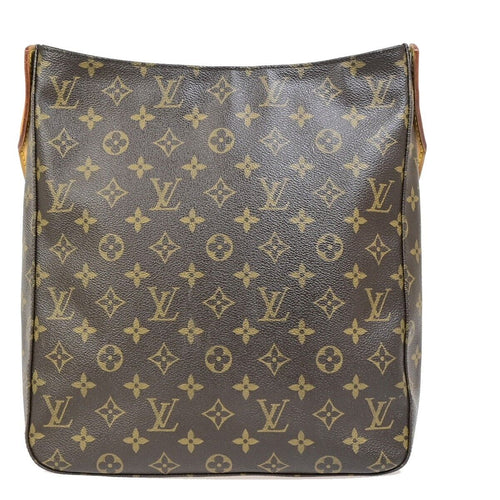 Louis Vuitton Looping Brown Canvas Shoulder Bag (Pre-Owned)