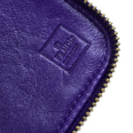 Fendi Zucca Purple Suede Wallet  (Pre-Owned)