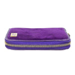 Fendi Zucca Purple Suede Wallet  (Pre-Owned)