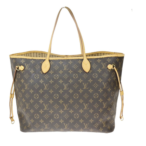 Louis Vuitton Neverfull Gm Brown Canvas Tote Bag (Pre-Owned)