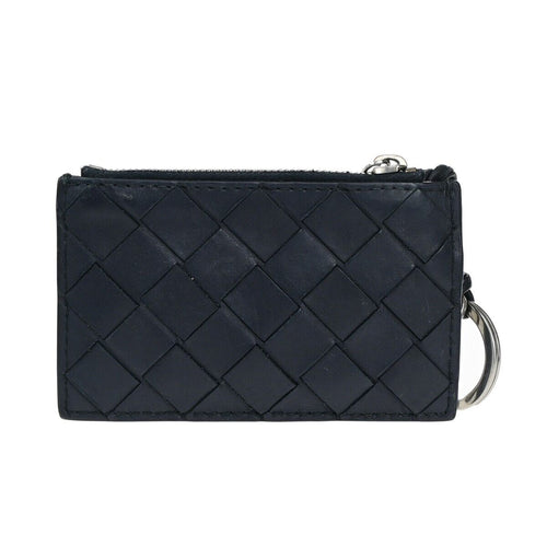 Bottega Veneta Intrecciato Black Leather Wallet  (Pre-Owned)