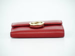 Gucci Interlocking Red Leather Wallet  (Pre-Owned)