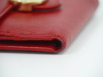 Gucci Interlocking Red Leather Wallet  (Pre-Owned)