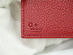 Gucci Interlocking Red Leather Wallet  (Pre-Owned)