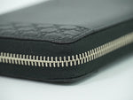 Gucci Micro Guccissima Black Leather Wallet  (Pre-Owned)