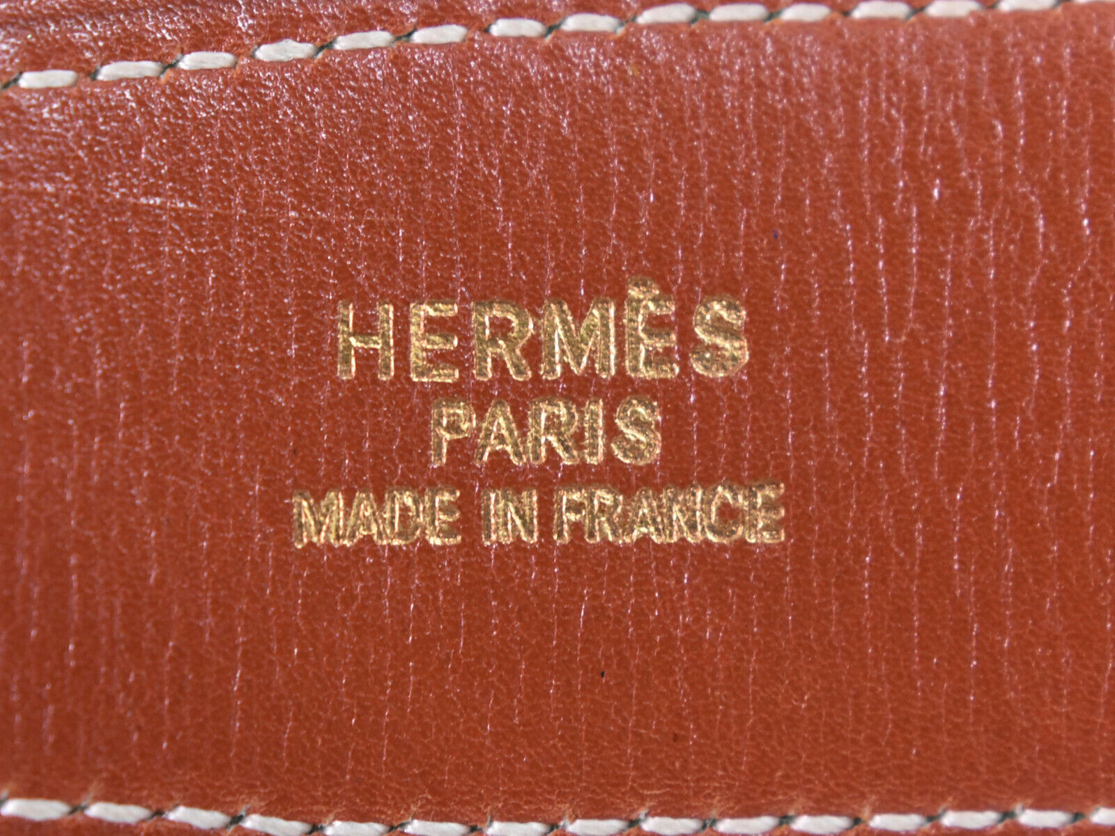 Hermès H Green Leather Belt  (Pre-Owned)