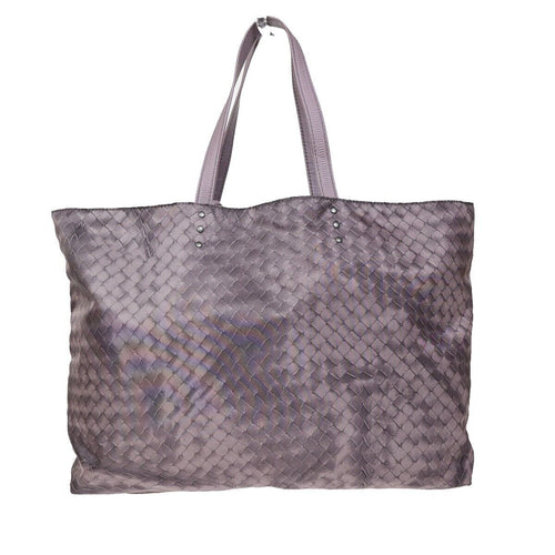 Bottega Veneta Intrecciato Purple Synthetic Handbag (Pre-Owned)