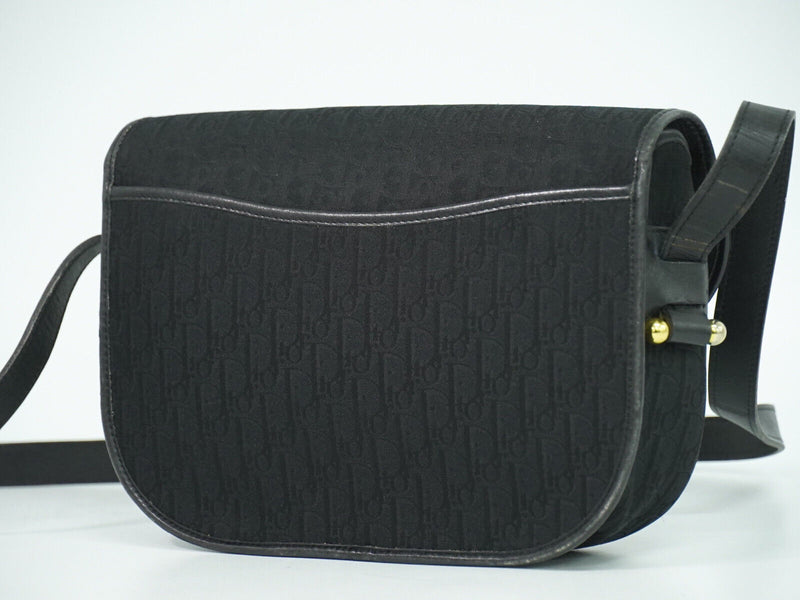 Dior Black Canvas Shoulder Bag (Pre-Owned)