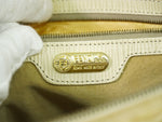 Fendi Beige Canvas Handbag (Pre-Owned)