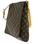 Louis Vuitton Musette Brown Canvas Shoulder Bag (Pre-Owned)